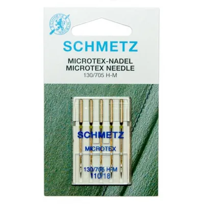 Иглы Schmetz микротекс (особо острые) №110, 5 шт